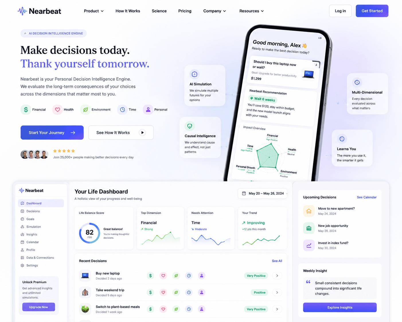Nearbeat product screenshot